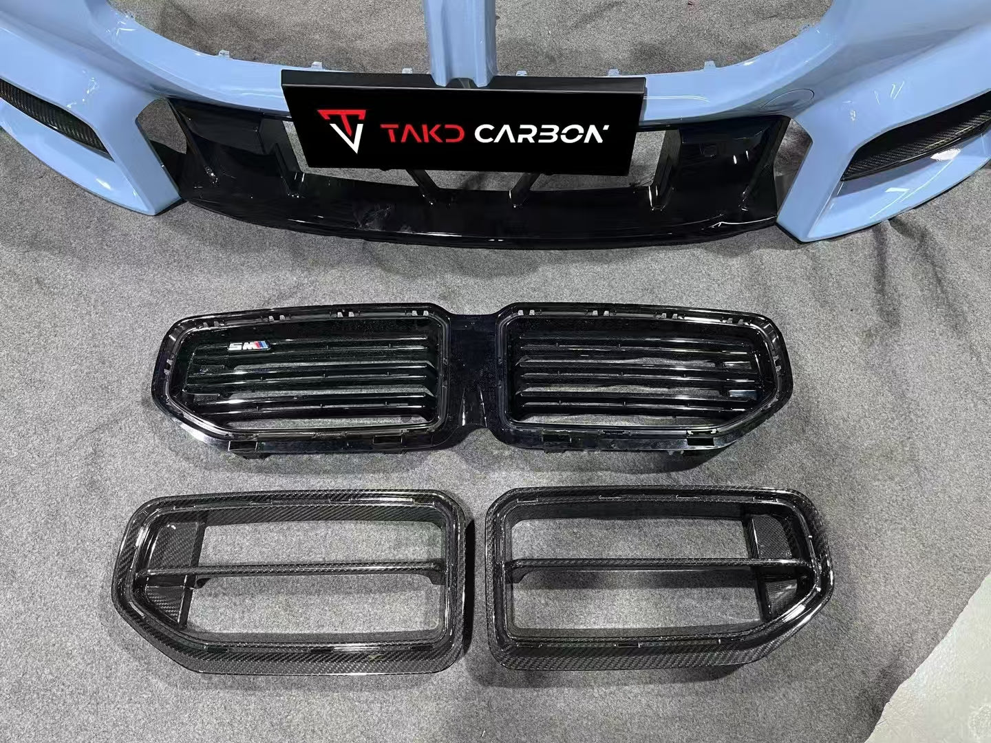 Bmw G87 M2 Dry Carbon Fiber Front Grilles