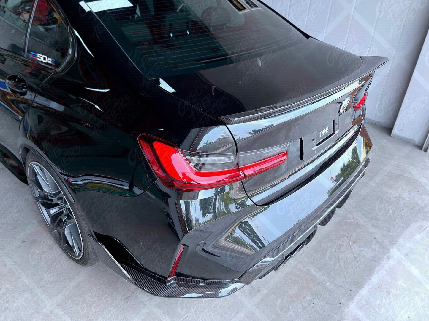 BMW G81/G80 M3 Dry Carbon Fiber M Performance Style Rear Winglets Splitters