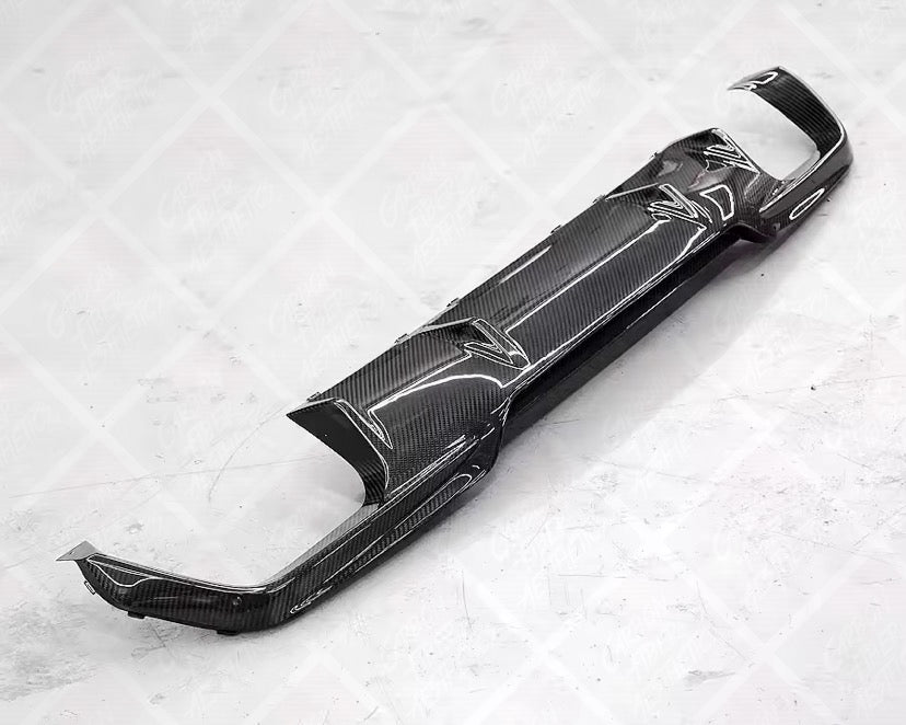 BMW M8 F91 F92 F93 OEM Style Dry Carbon Fiber Rear Diffuser
