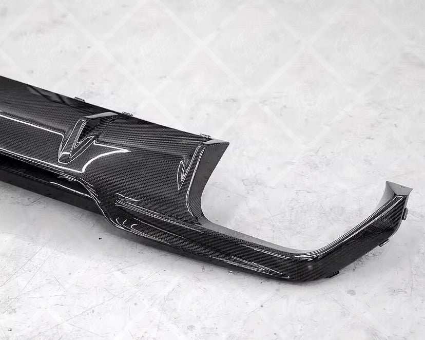 BMW M8 F91 F92 F93 OEM Style Dry Carbon Fiber Rear Diffuser