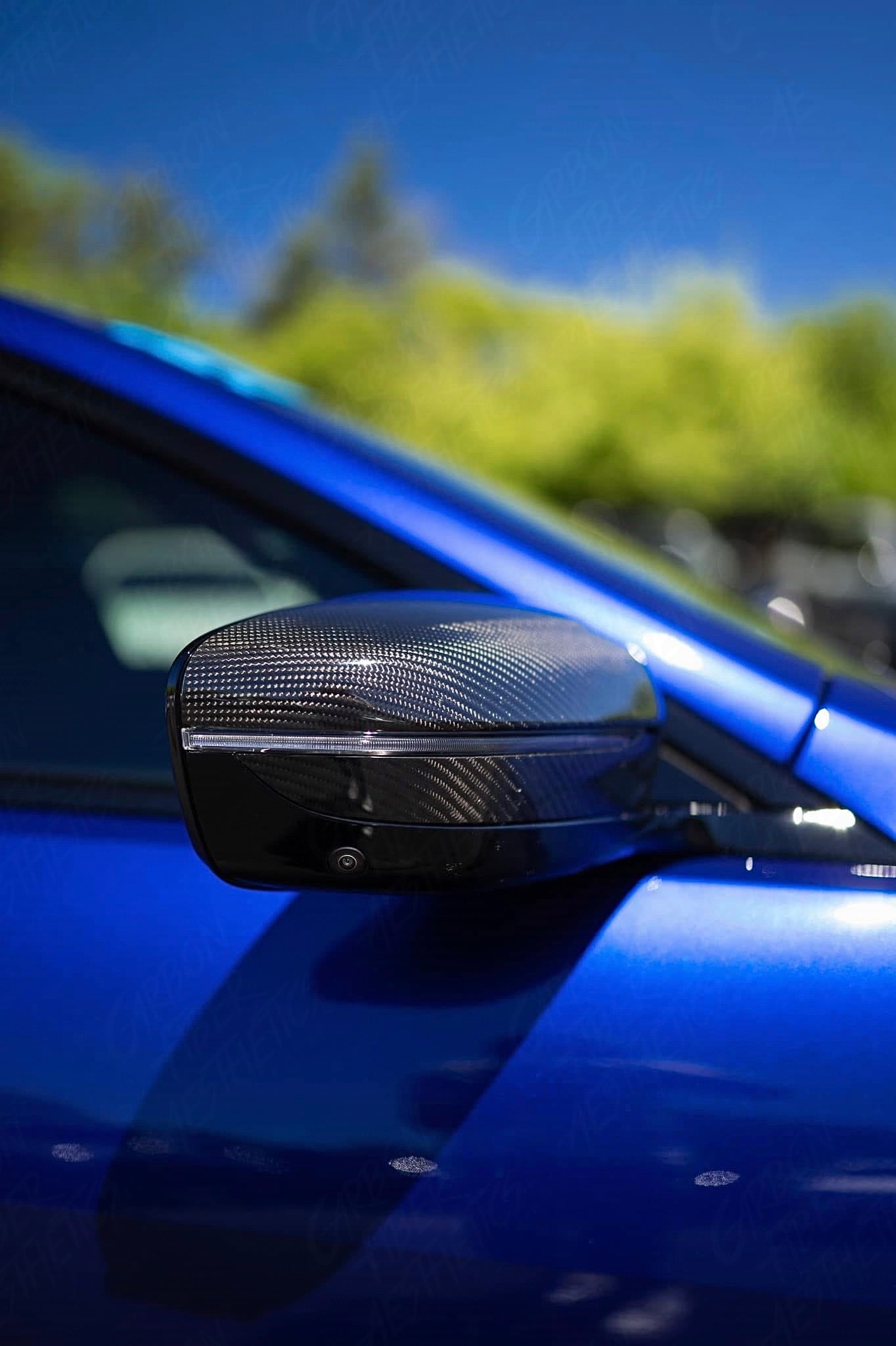 BMW M8 F91 F92 F93 Dry Carbon Fiber Mirror Caps M Style