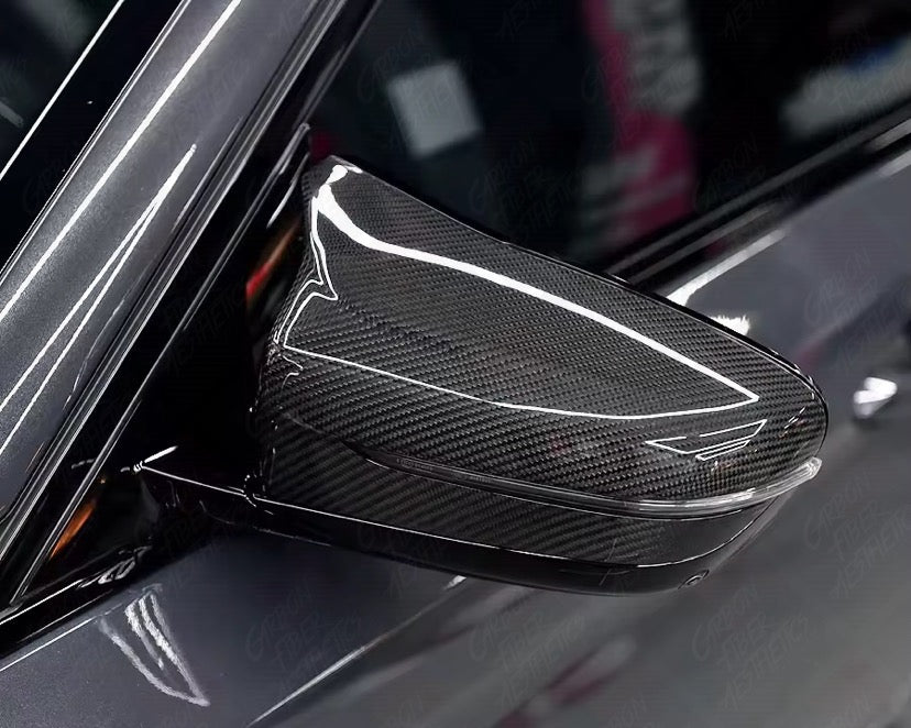 BMW M8 F91 F92 F93 Dry Carbon Fiber Mirror Caps M Style
