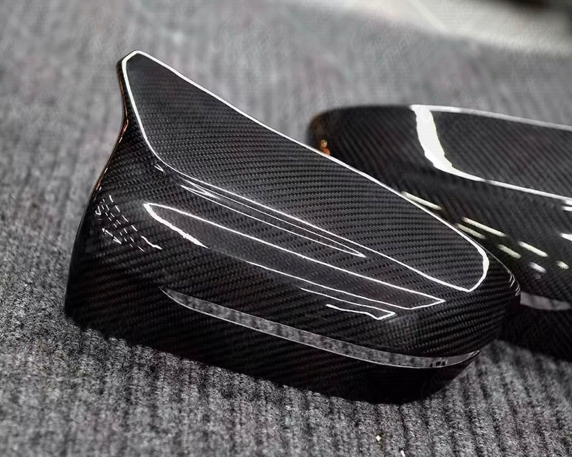 BMW M8 F91 F92 F93 Dry Carbon Fiber Mirror Caps M Style