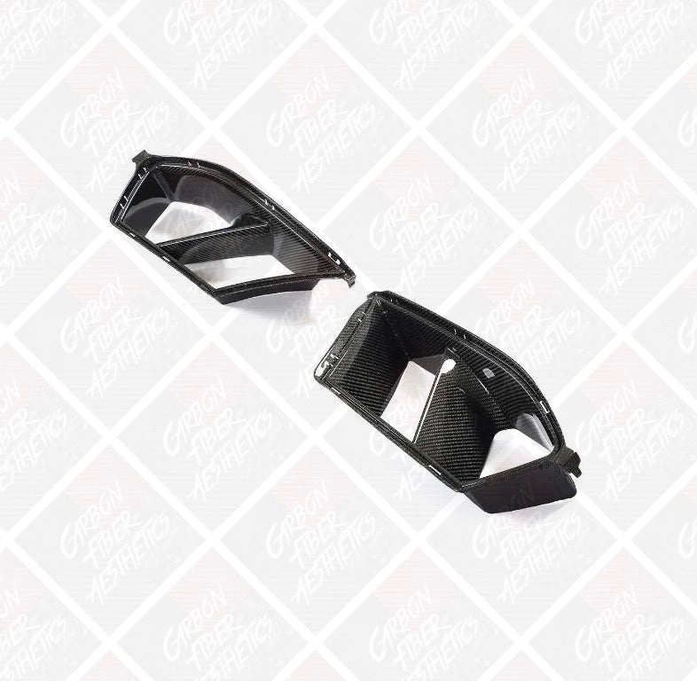BMW G82 G83 M4 & G80 M3 Dry Carbon Fiber Front Bumper Air Vents V2