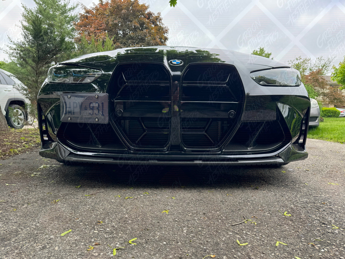 BMW G82 G83 M4 & G80 M3 Dry Carbon Fiber Front Bumper Air Vents V2