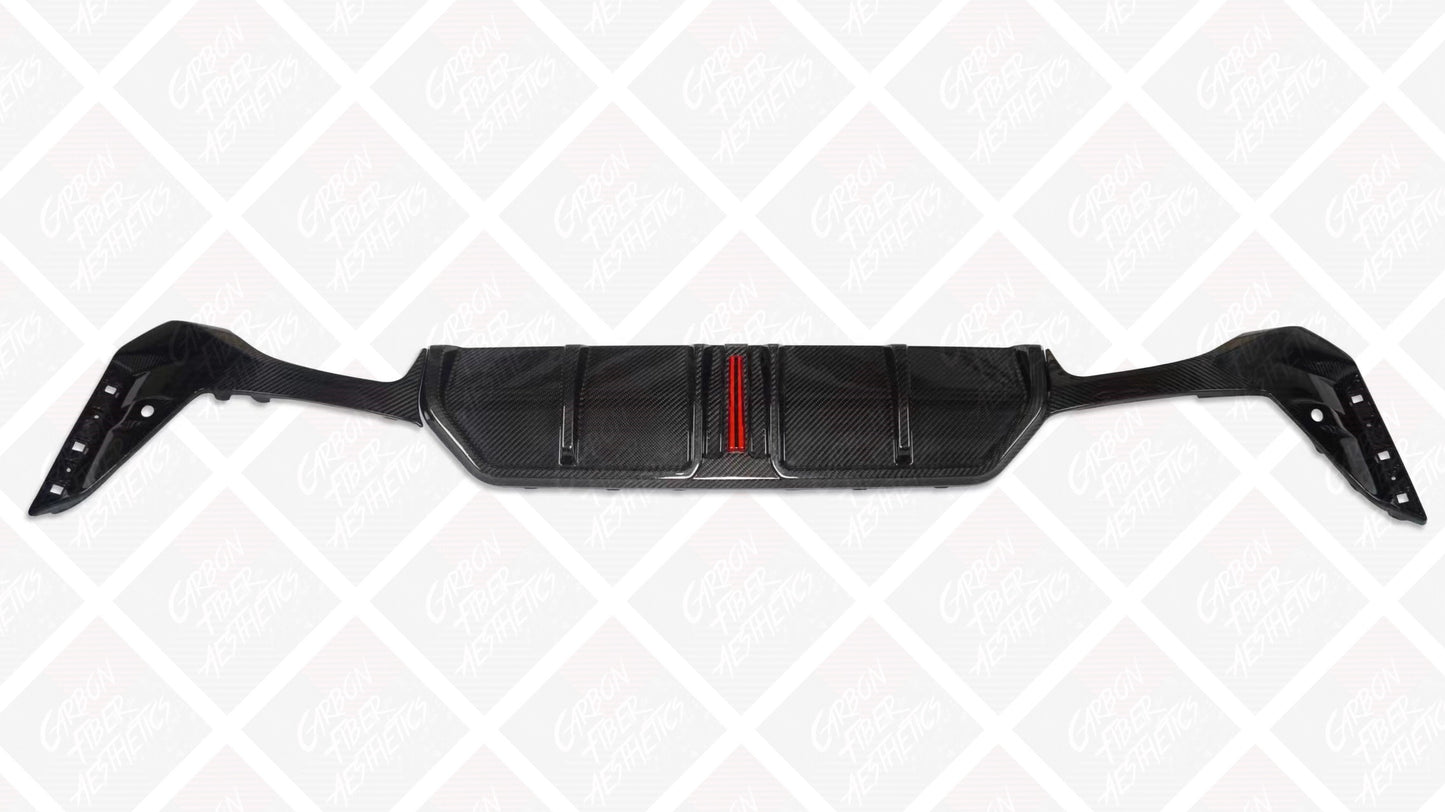 BMW G20 G21 M340 330 Facelift TAKD Design Dry Carbon Fiber Rear Diffuser 2023+ V1 Style