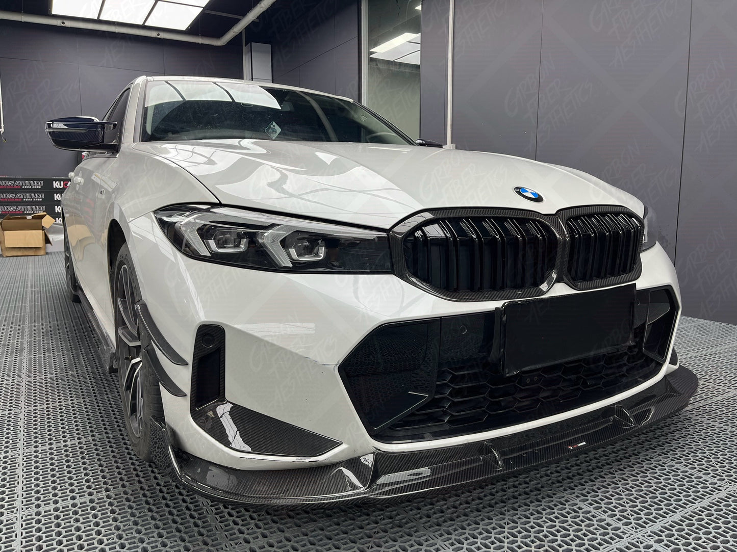 BMW G20 3 Series M340 330 TAKD Design Dry Carbon Fiber Front Lip ( Facelift / LCI )