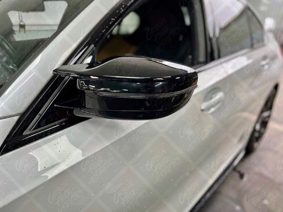 BMW G20 3 Series M340 330 Gloss Black M Performance Style Mirror Caps