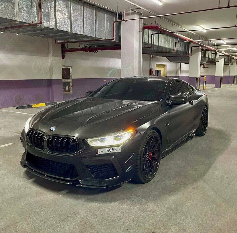 BMW F91 F92 F93 M8 Sterckenn Style Dry Carbon Fiber Front Lip