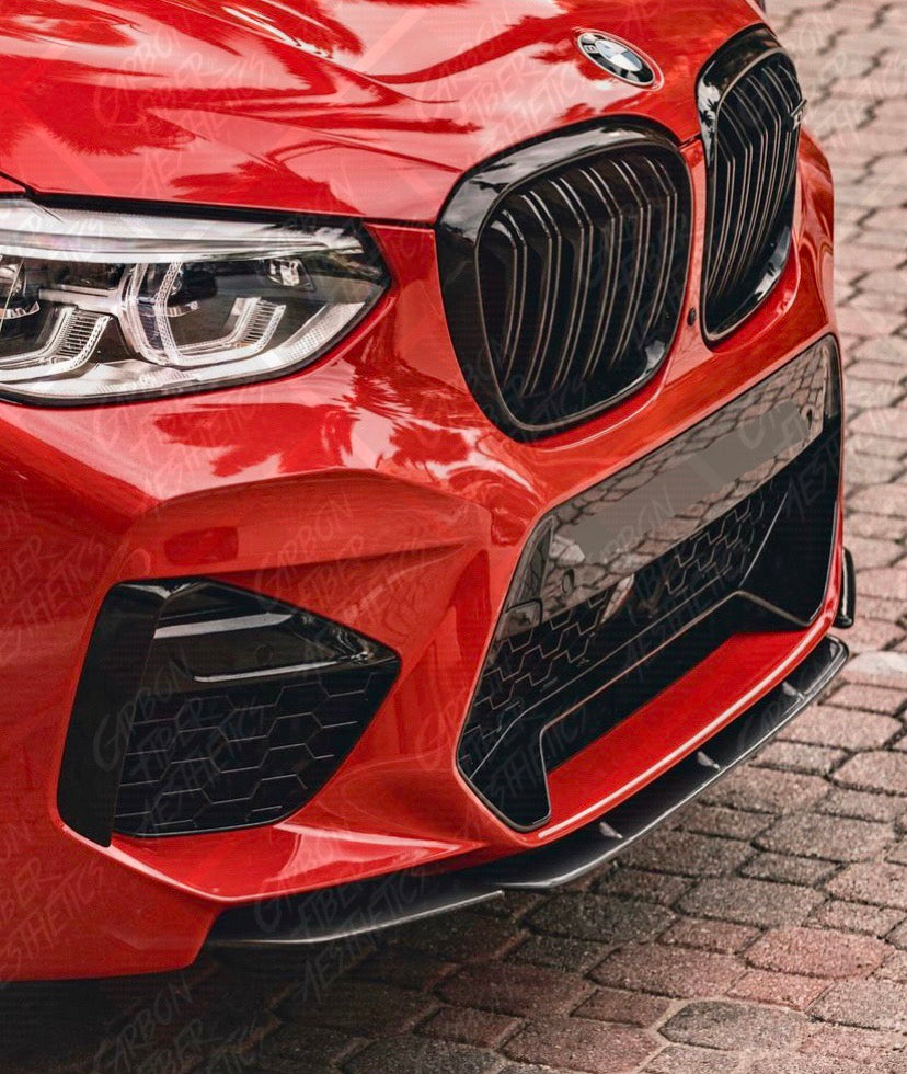 BMW X3M F97 X4M F98 Carbon Fiber Sterckenn Style Front Lip Pre Lci