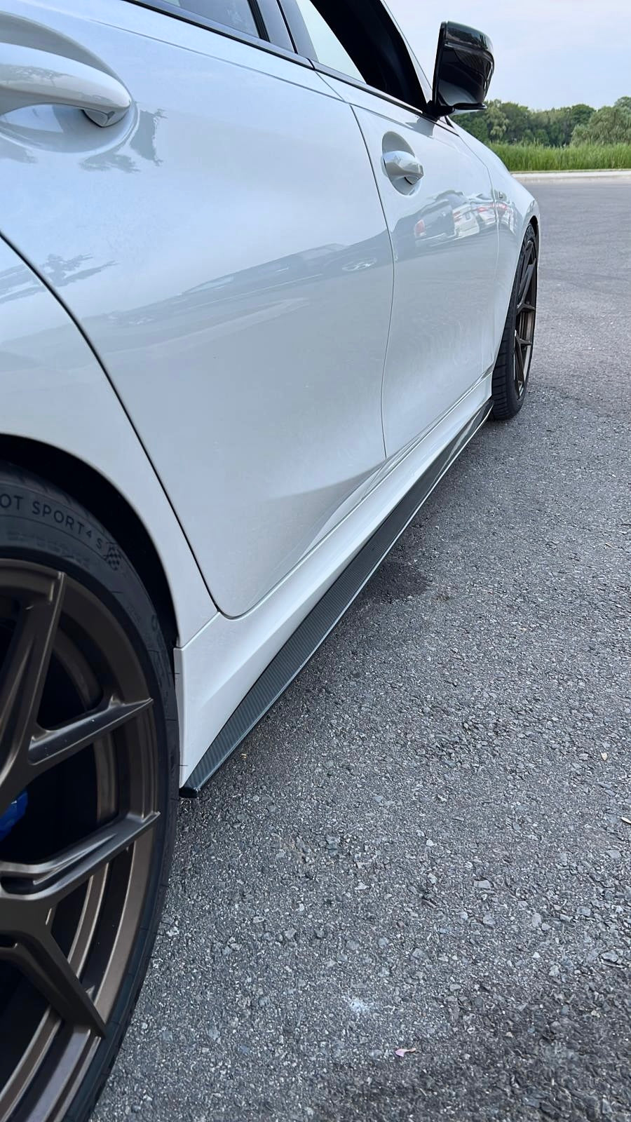 BMW 3 Series Carbon Fiber Side Skirts CMST Style G20/G21 LCI/Pre 19-26