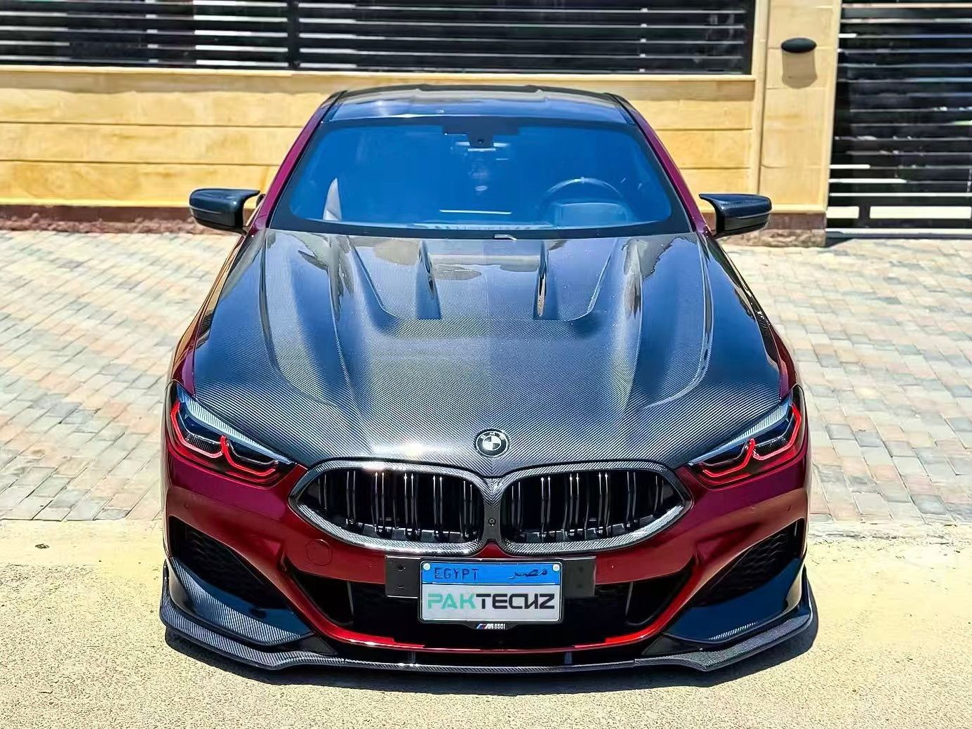 BMW 8 Series/M8 Dry Carbon Fiber Hood Paktechz Design G14/G15/G16/F91/F92/F93