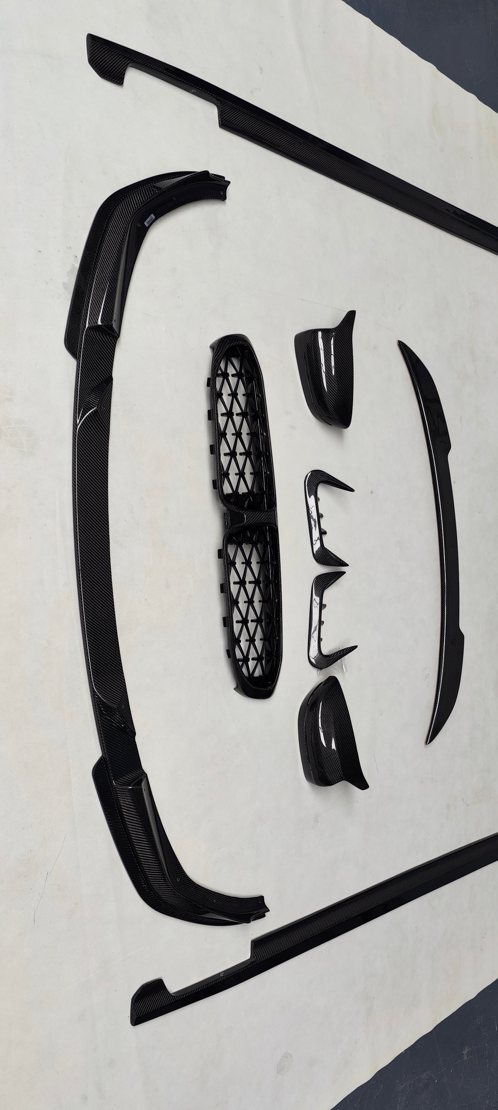BMW G20 G21 Carbon Fiber Front Lip 3D Style Pre Facelift 19-22 M Sport
