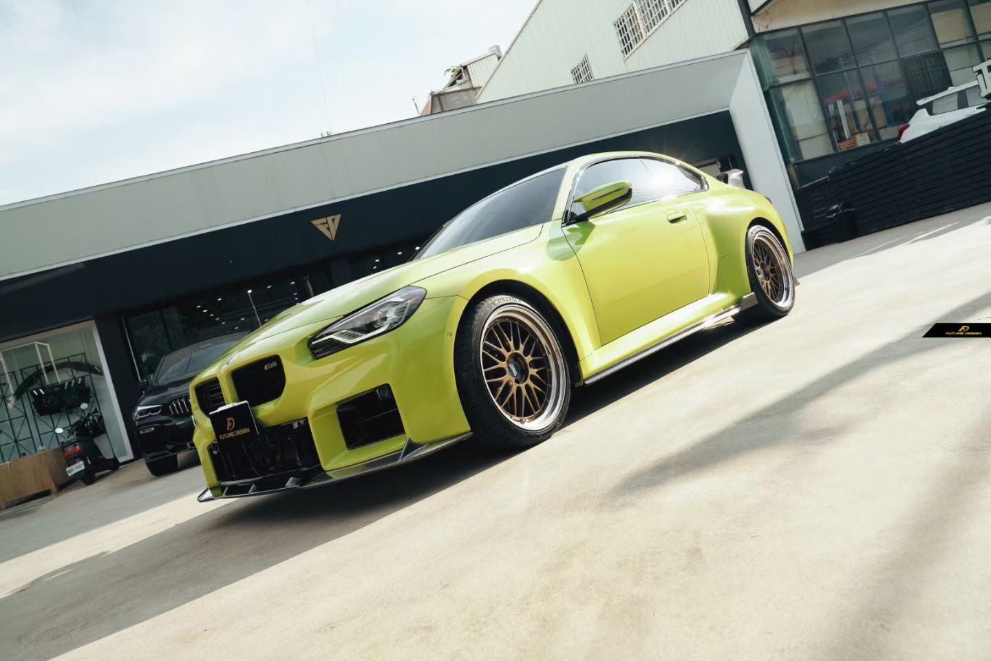 BMW 2023+ G87 M2 Carbon Fiber Front Lip Future Design V1