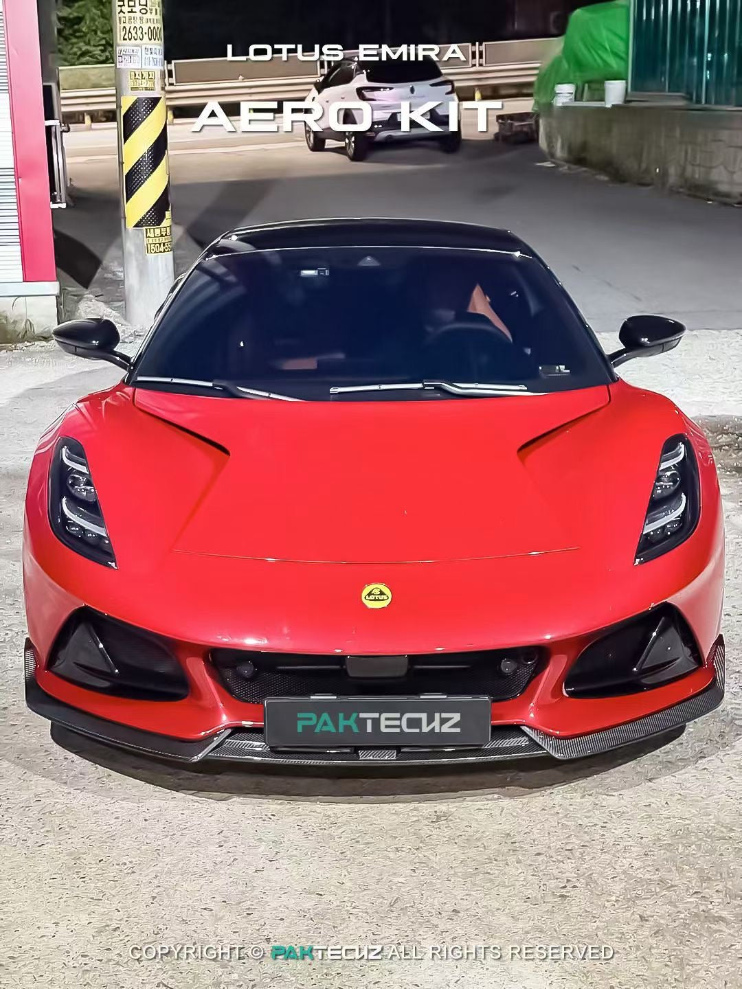 Lotus EMIRA Paktechz Design Carbon Fiber Front Lip 2022+