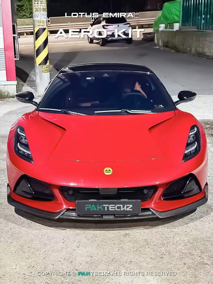 Lotus EMIRA Paktechz Design Lèvre avant en fibre de carbone 