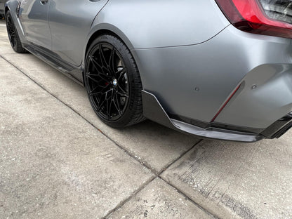 Bas de caisse en fibre de carbone sèche style M Performance pour BMW M3 G81/G80 (à partir de 2021) 