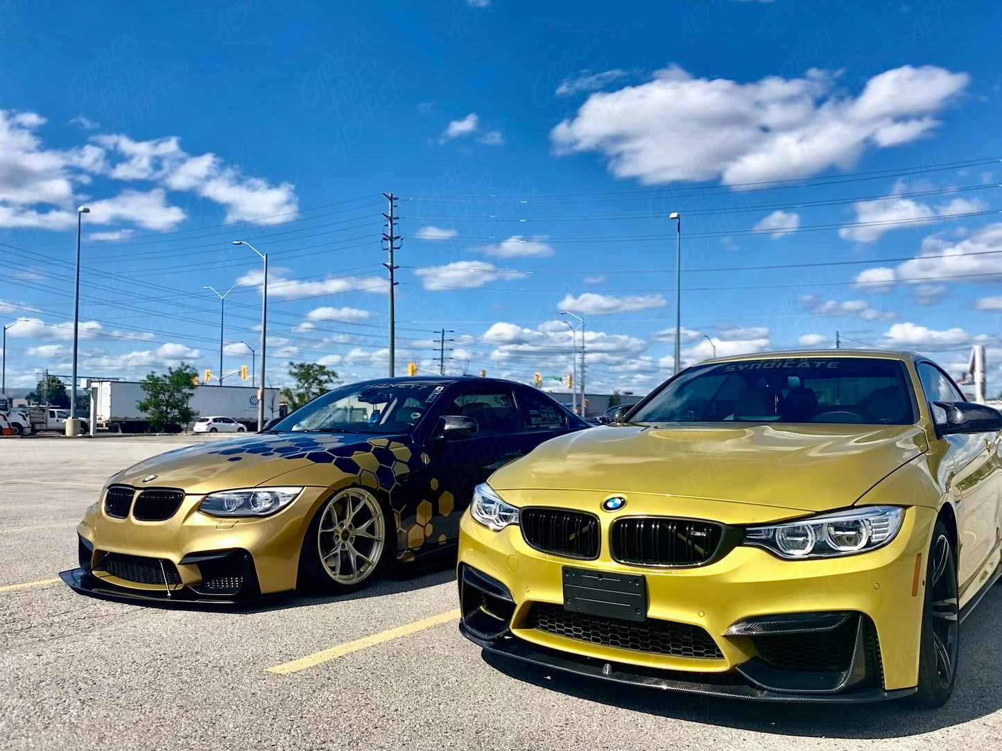 BMW F80 M3 F82/F83 M4 M Performance Style Dry Carbon Fiber Front Lip
