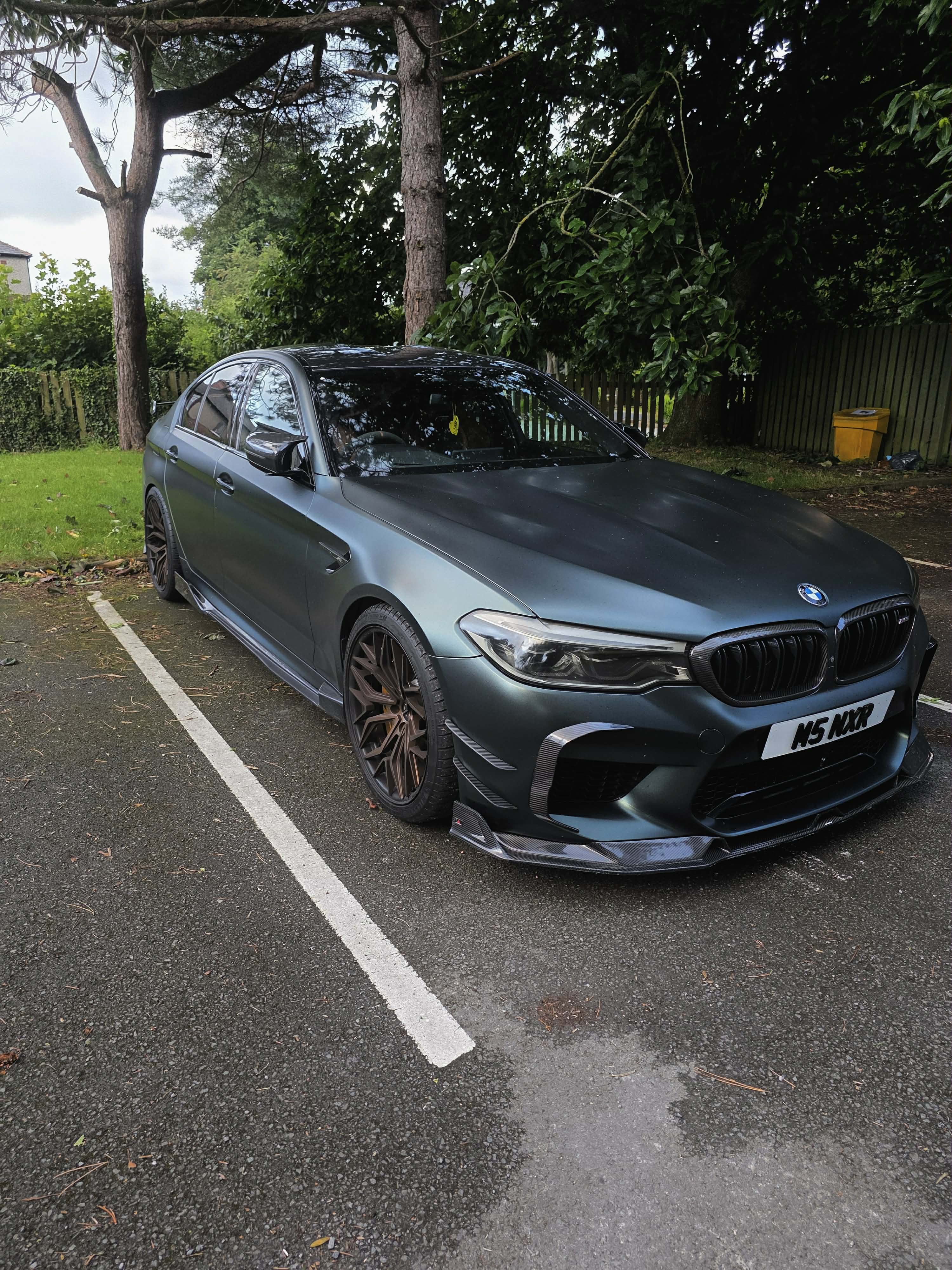 BMW F90 M5 M5C Carbon Fiber Front Lip AE Design 2018-2020 ArmorExtend