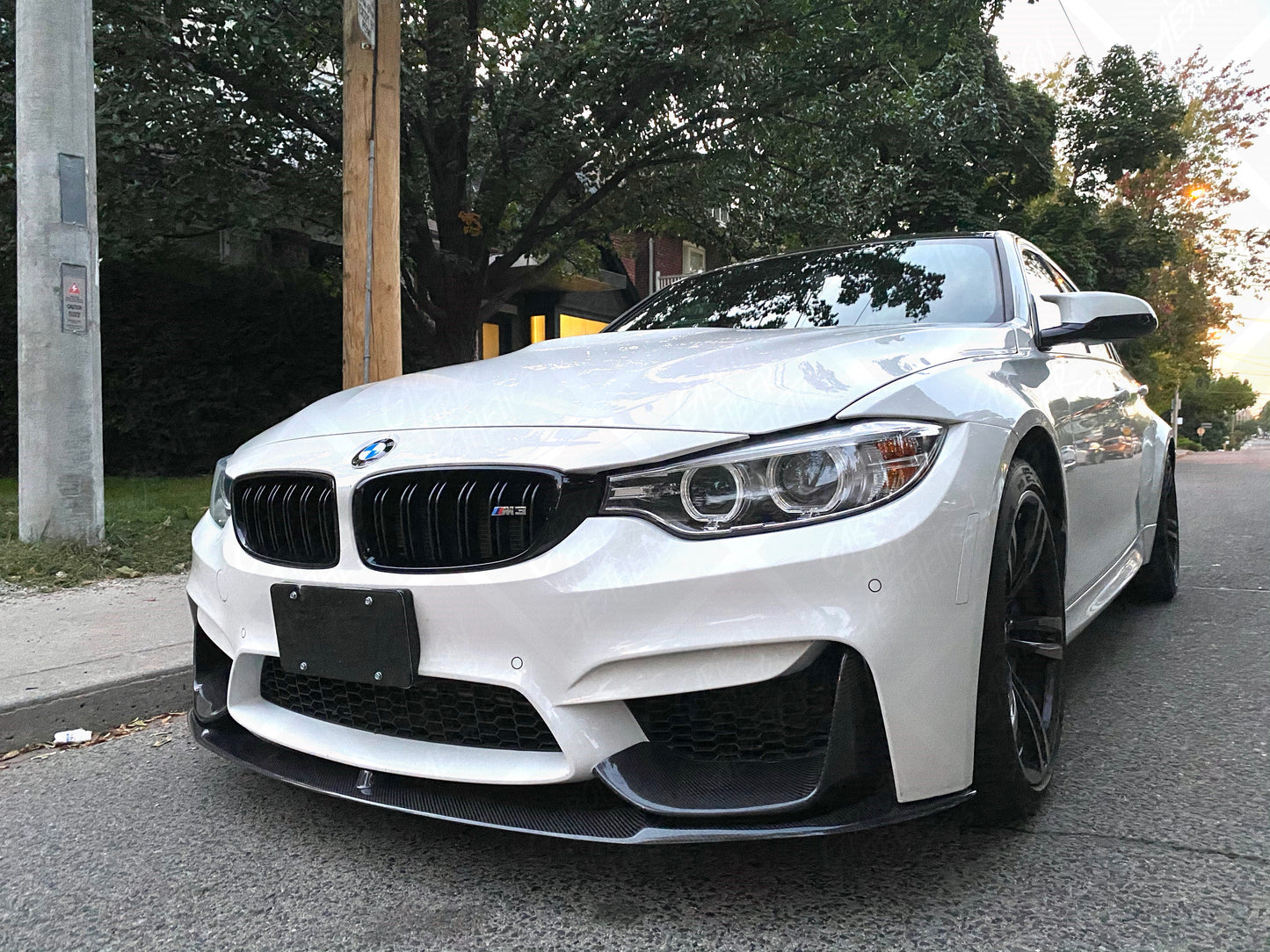 BMW F80 M3 F82/F83 M4 M Performance Style Dry Carbon Fiber Front Lip