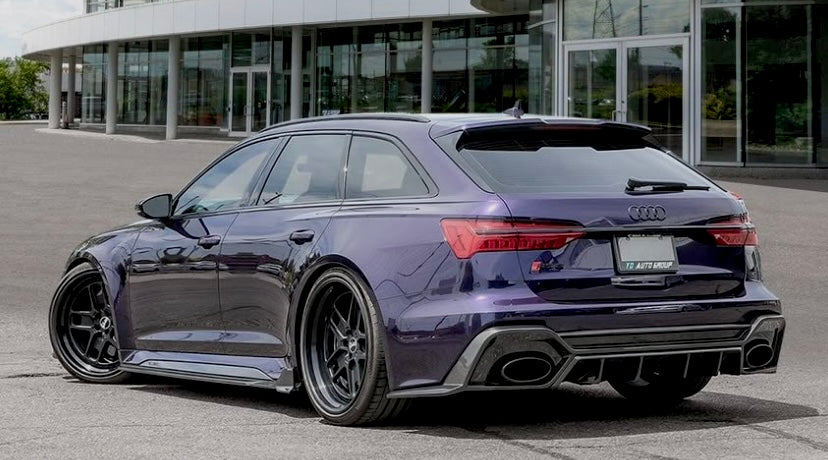 Audi RS6 RS7 C8 Paktechz Design Carbon Fiber Rear Diffuser 2019-2026
