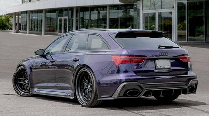 Audi RS6 RS7 C8 Paktechz Design Carbon Fiber Rear Diffuser 2019-2026