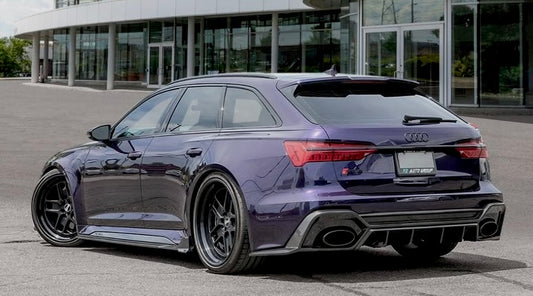 Audi RS6 RS7 C8 Paktechz Design Carbon Fiber Rear Diffuser 2019-2026
