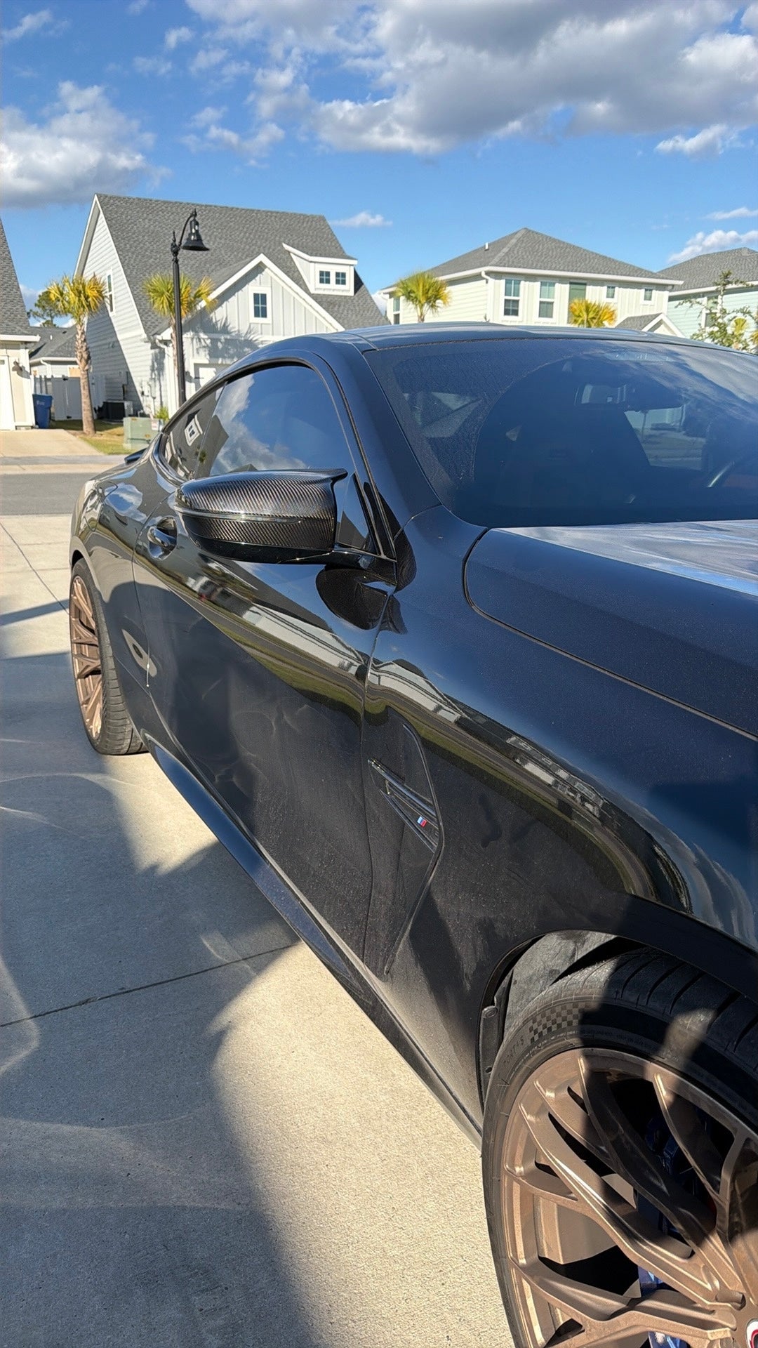BMW M8 Dry Carbon Fiber Mirror Caps 2019-2025 F91 F92 F93 LHD/RHD
