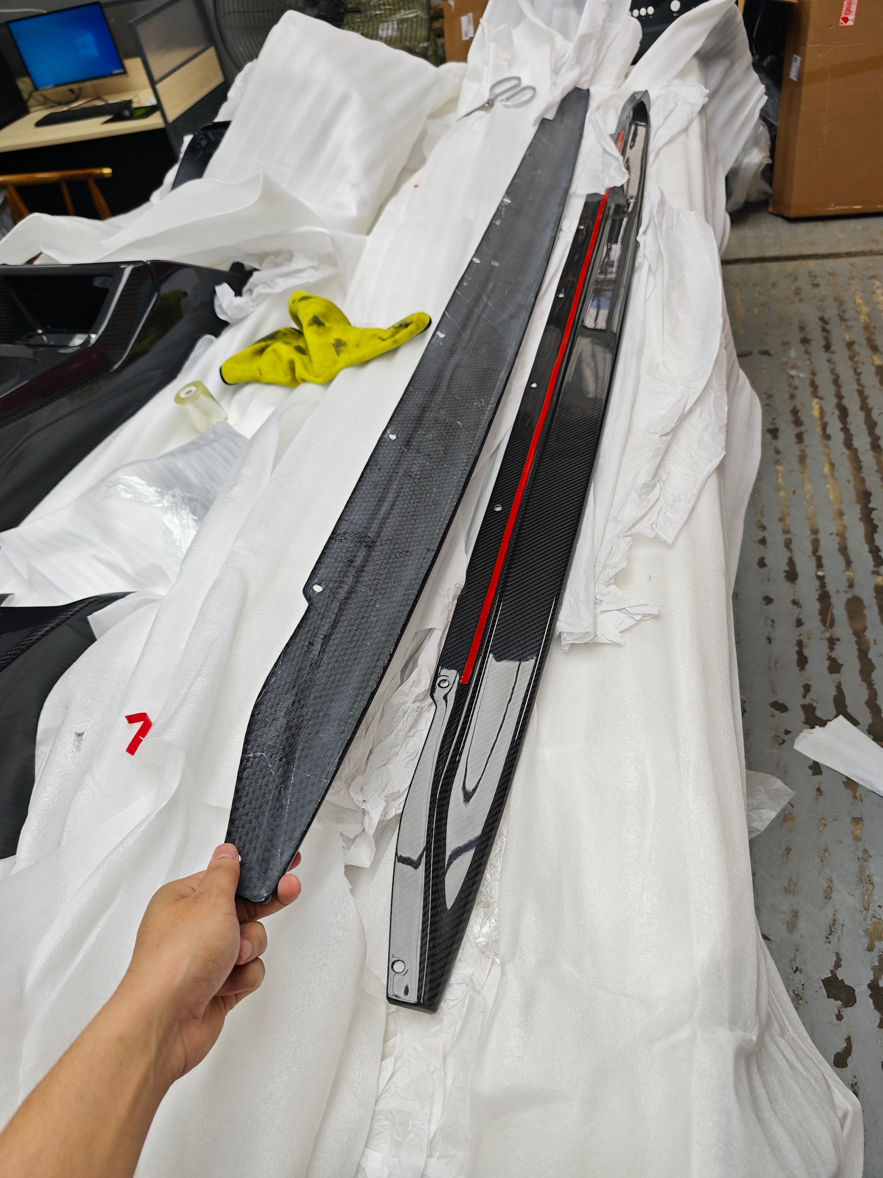 BMW M3 M4 Carbon Fiber MHC Style Side Skirts 2021–2026 G80 G81 G82 G83