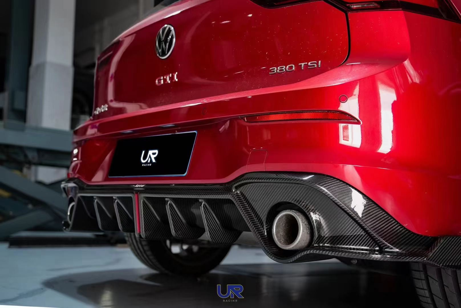 Volkswagen Golf MK8/8.5 Carbon Fiber Rear Diffuser Karbel Design 2020+