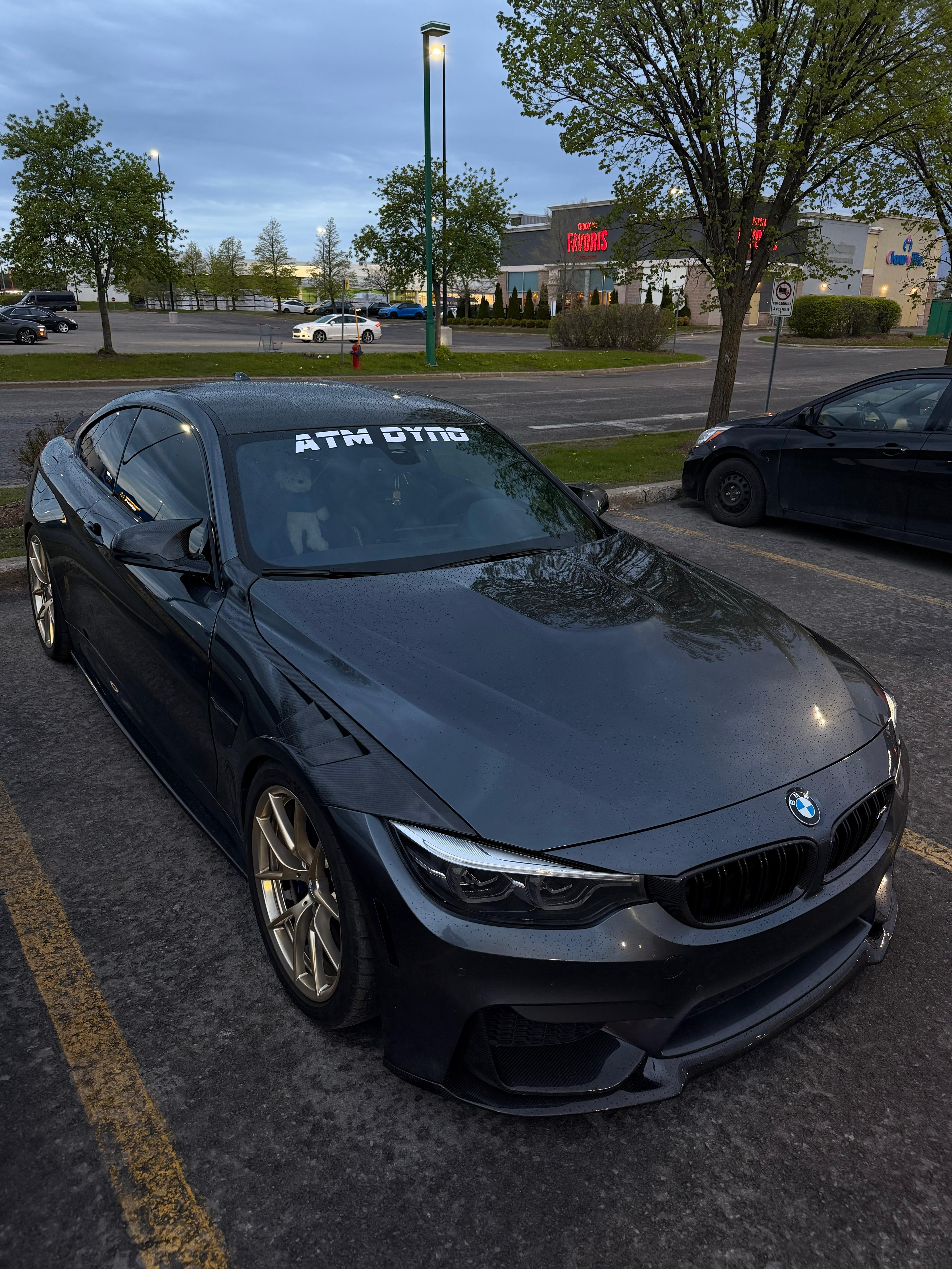 BMW M3 M4 Carbon Fiber Front Lip F80 F82 F83 CS Style 2014-2020