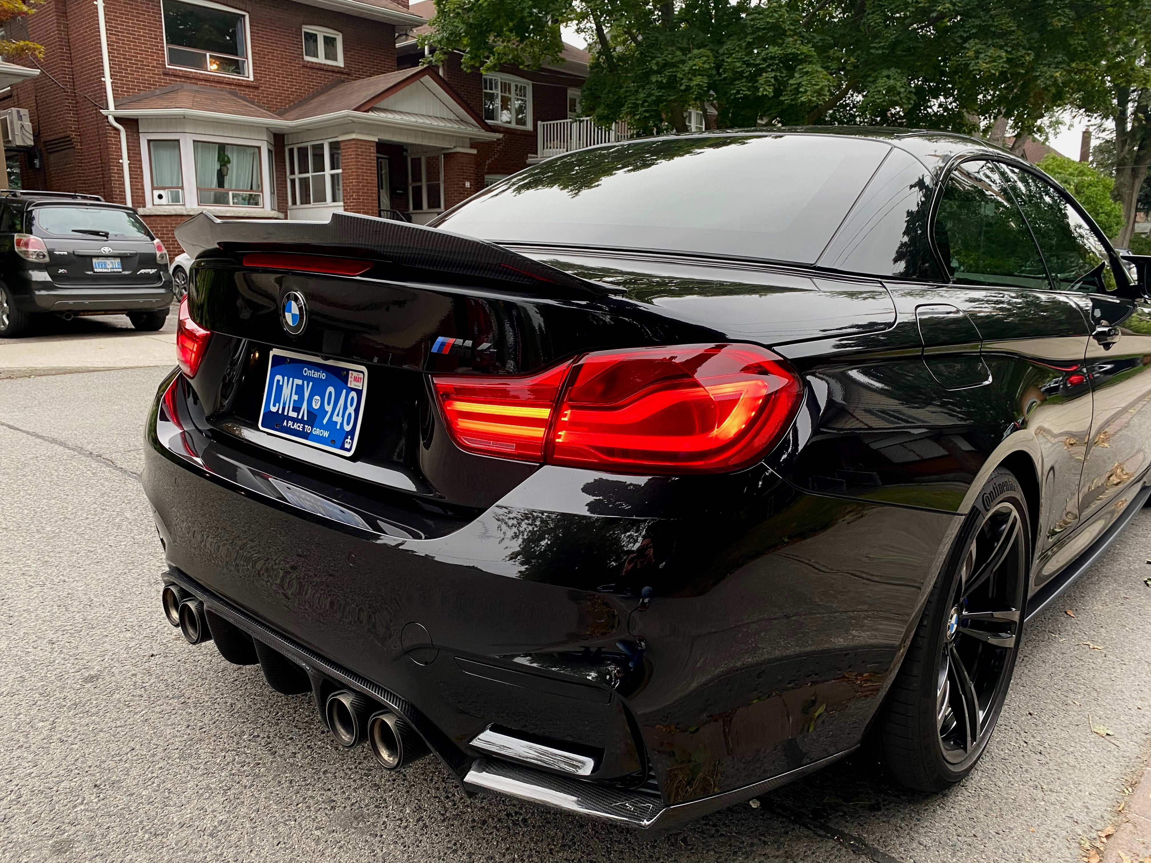 BMW M3 M4 Carbon Fiber Rear Diffuser F80 F82 F83 Vorsteiner Style