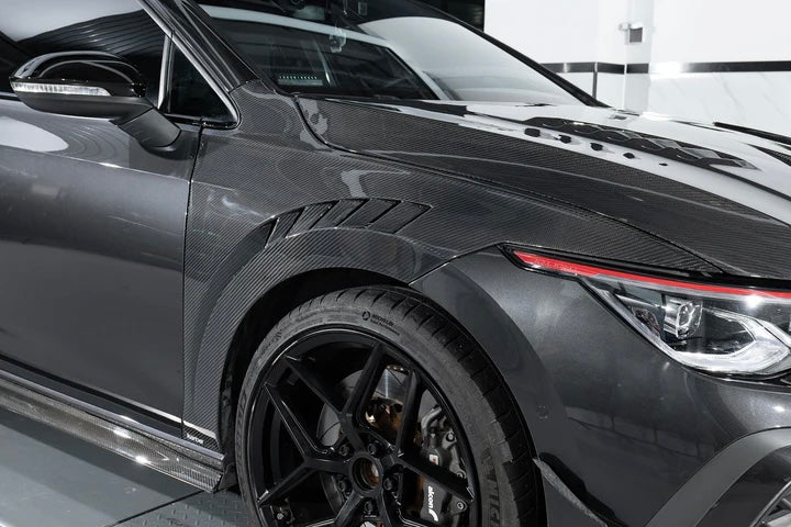 Volkswagen Golf GTI/R MK8 Dry Carbon Fiber Fenders Karbel Design 2022+