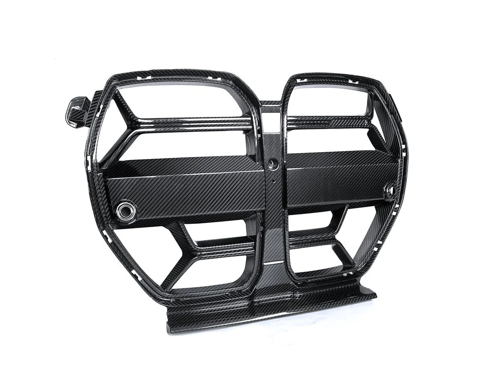 BMW M3 M4 Carbon Fiber CSL Style Front Grille 2021-26 G80 G81 G82 G83