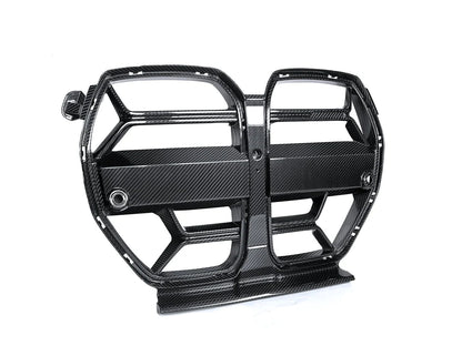 BMW M3 M4 Carbon Fiber CSL Style Front Grille 2021-26 G80 G81 G82 G83
