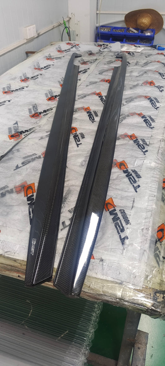BMW G20 G21 Carbon Fiber Side Skirts CMST Design 2019-2026 Full Length