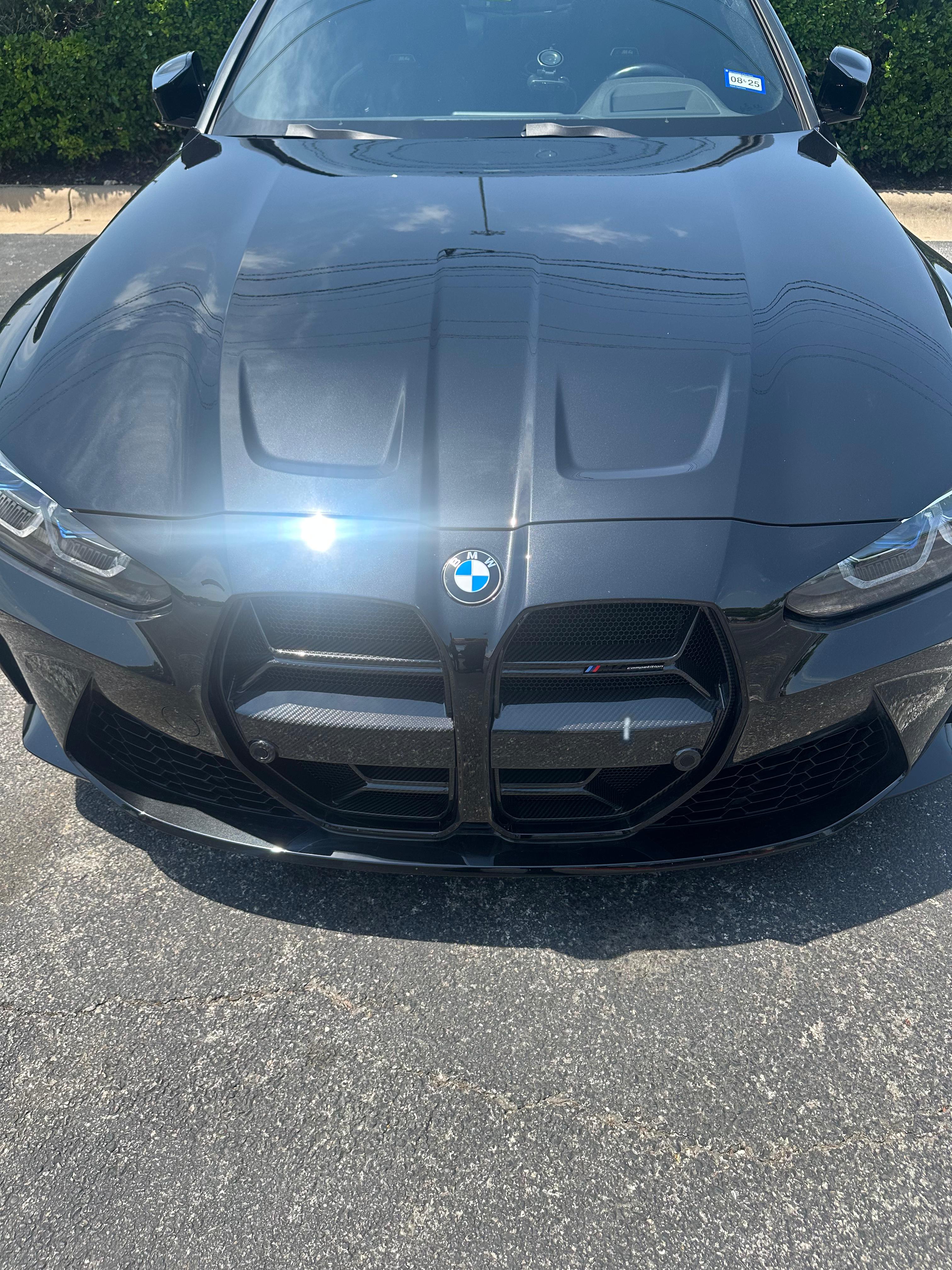 BMW M3 M4 Carbon Fiber CSL Style Front Grille 2021-26 G80 G81 G82 G83