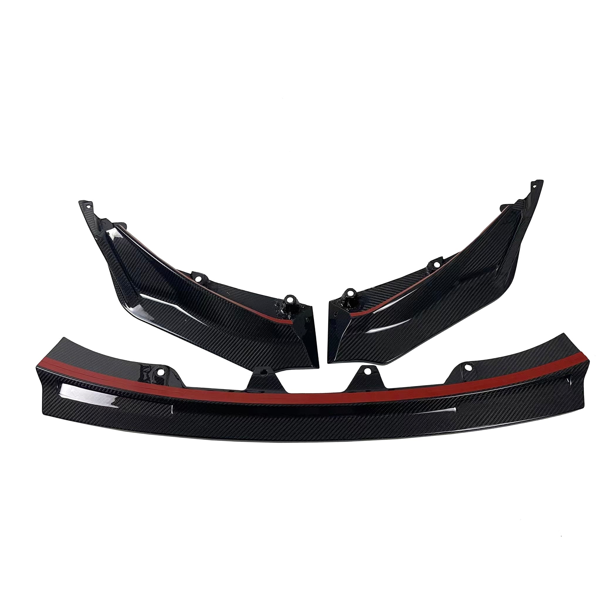BMW M3 M4 Carbon Fiber V Style Front Lip 2021-2026 G80 G81 G82 G83