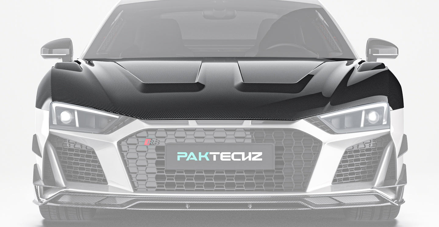 Audi R8 Paktechz Design Carbon Fiber Hood 2016-2024
