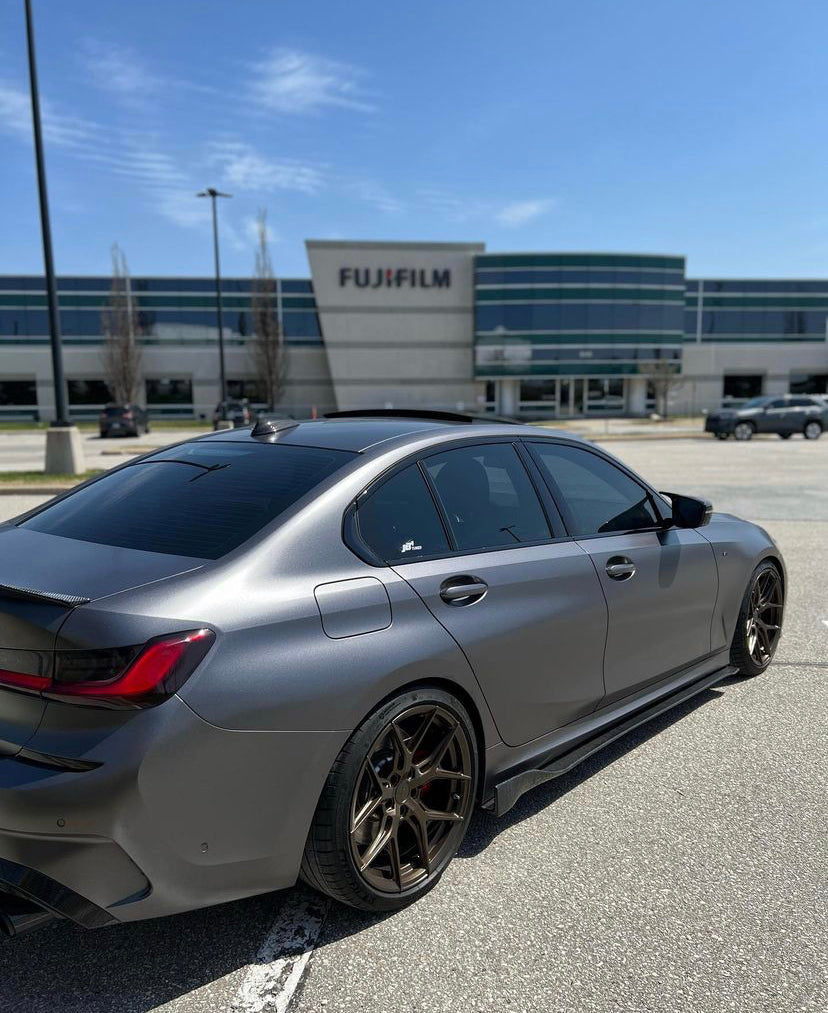 BMW 3 Series Carbon Fiber Side Skirts Wide Type G20/G21 LCI/Pre 19-25