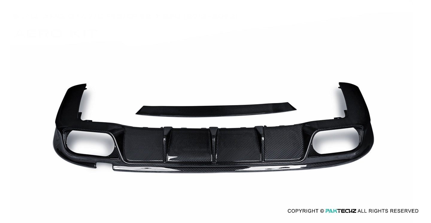 Mercedes Benz GT43/50/53 Carbon Fiber Rear Diffuser X290 Paktechz