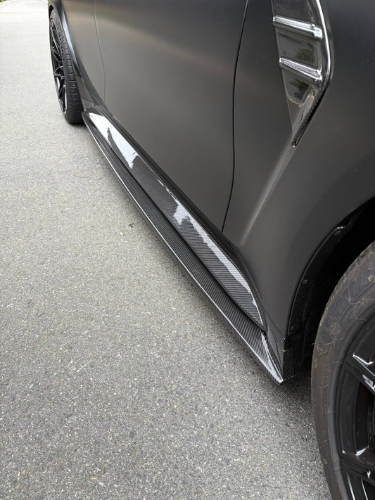 BMW M3 M4 Carbon Fiber MHC Style Side Skirts 2021–2026 G80 G81 G82 G83