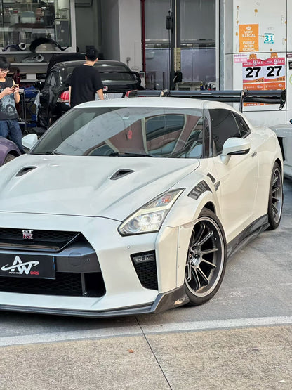Nissan GTR R35 Aerowise DRS Carbon Fiber Wing Spoiler 2008-2025