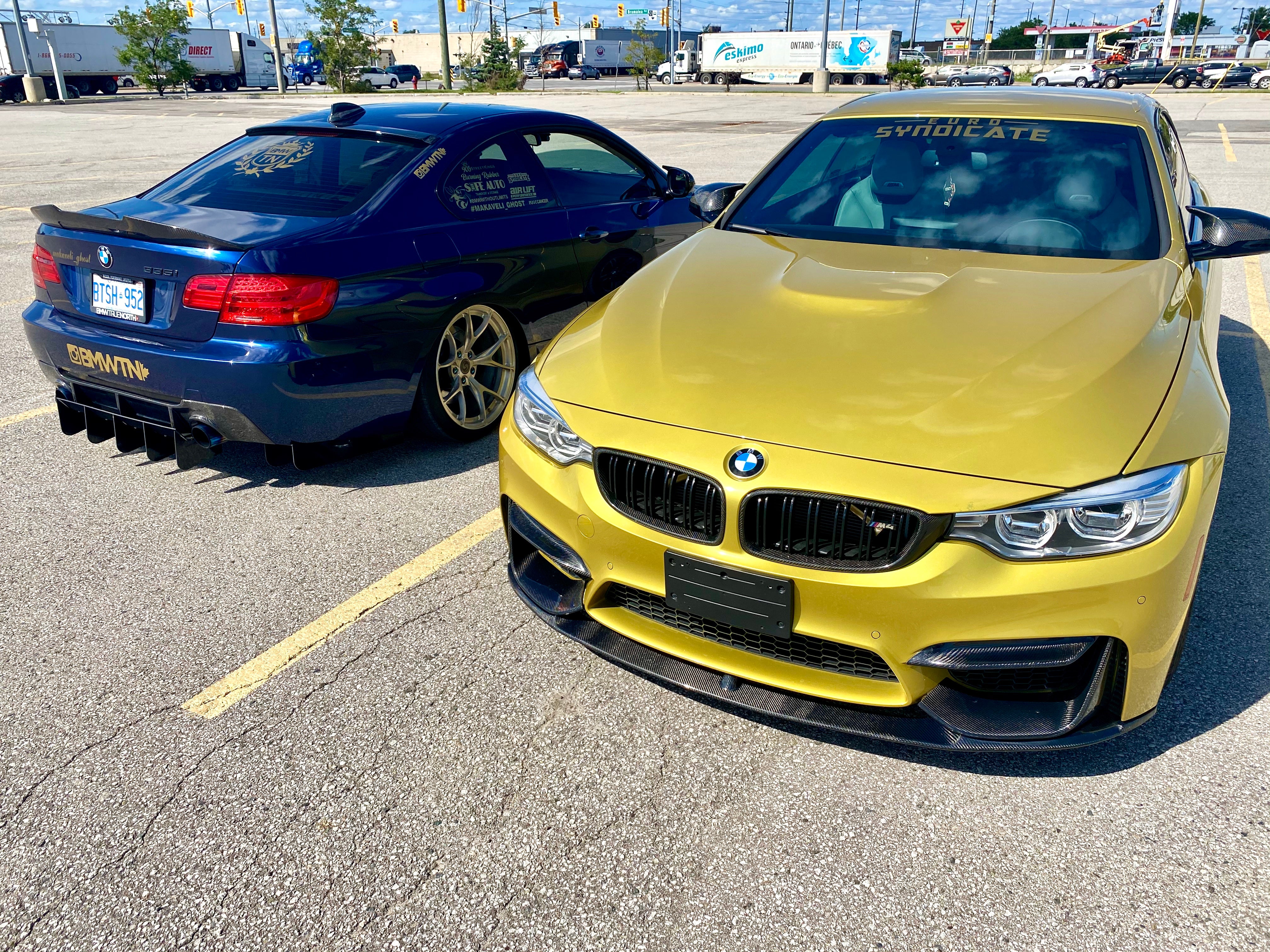 BMW M3 M4 Carbon Fiber Mirror Caps F80 F82 F83 M Performance 2014-2020