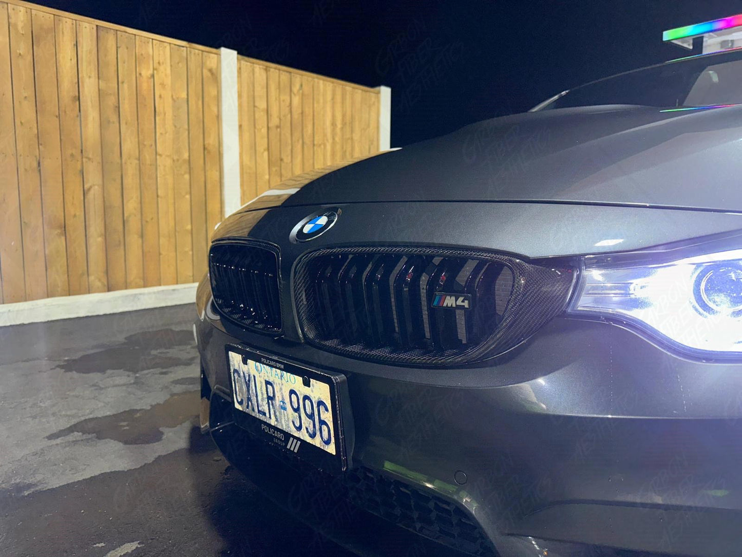 BMW F80 M3 F82 M4 F83 M4/4 Series Carbon Fiber Front Grilles 2014-2020