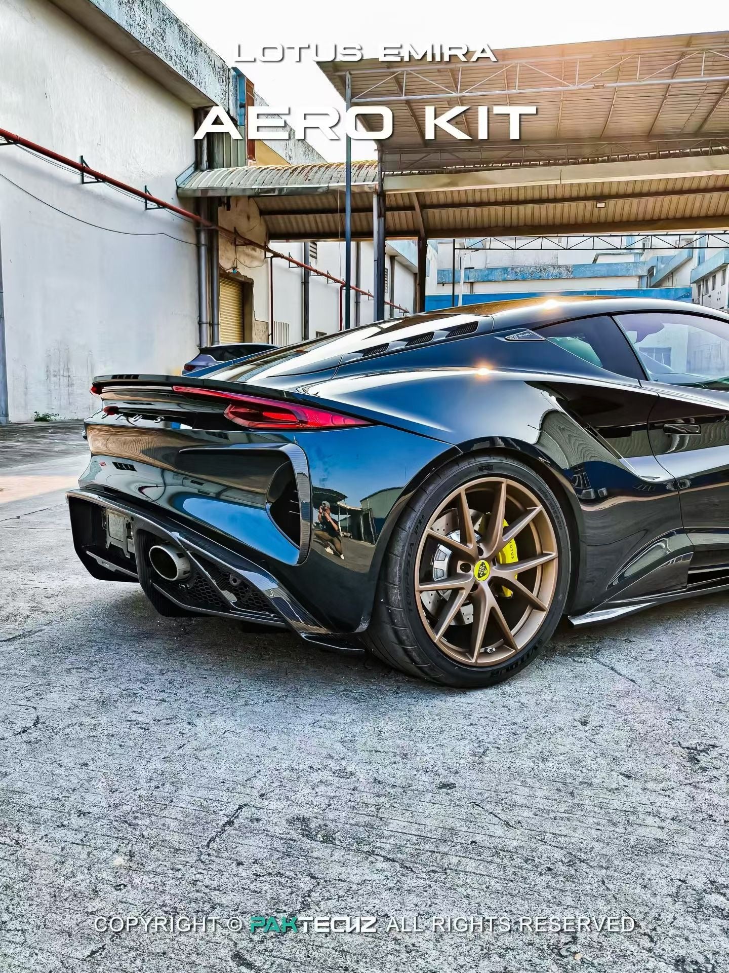 Lotus EMIRA Paktechz Design Carbon Fiber Rear Canards 2022+