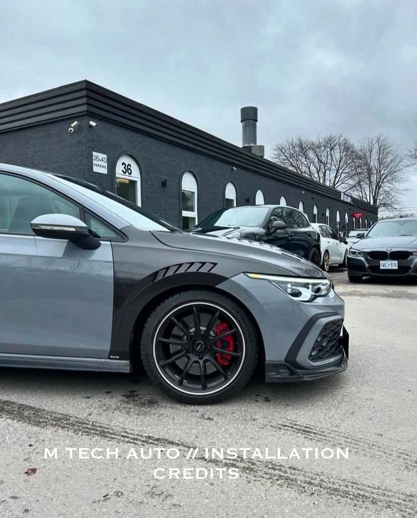 Volkswagen Golf GTI/R MK8 Dry Carbon Fiber Fenders Karbel Design 2022+