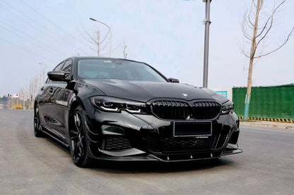 BMW G20 G21 Carbon Fiber Front Lip TAKD Style Pre Facelift 19-22 M Sport