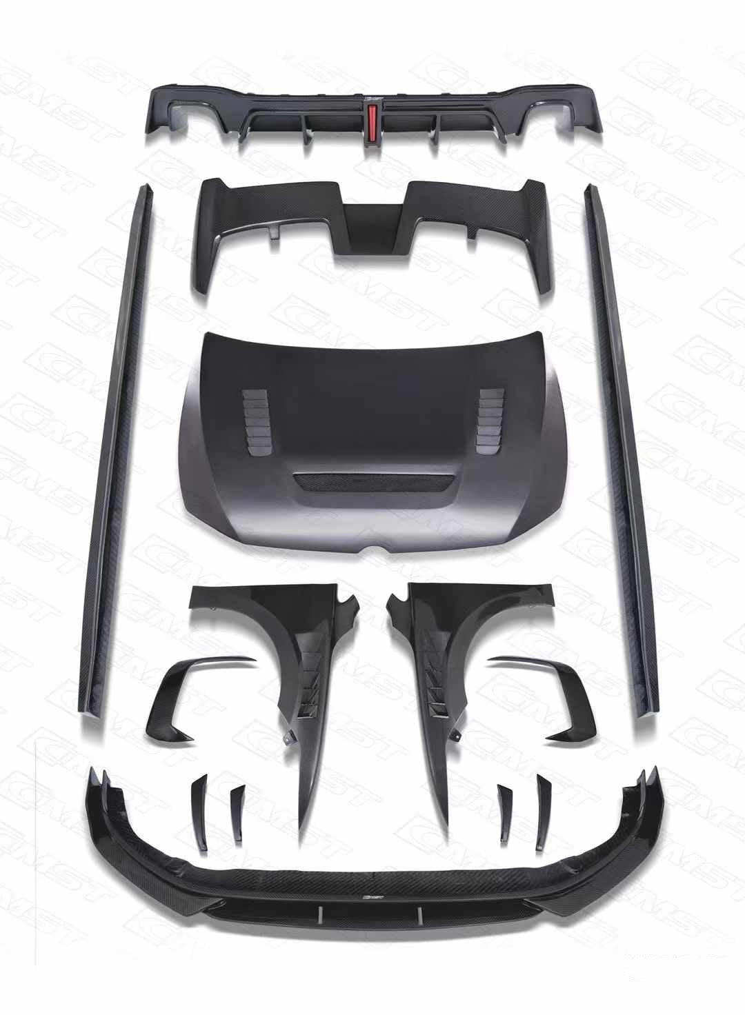 Volkswagen Golf 8 GTI Carbon Fiber Front Lip CMST Design MK8 2020-24