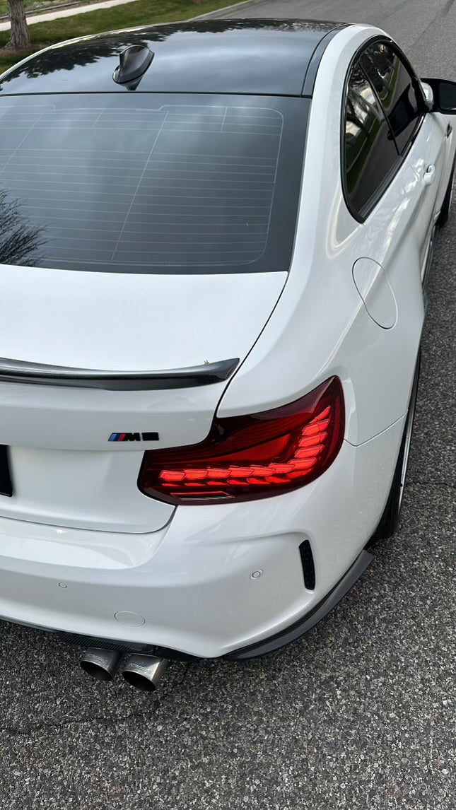 BMW F87 M2 M2C Carbon Fiber Rear Splitters/Canards 2016-2021